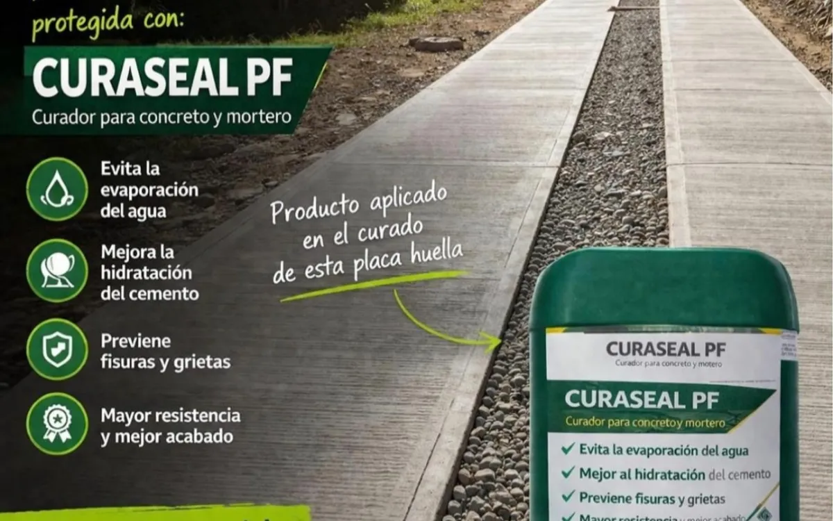Pisos, curado y desmoldantes