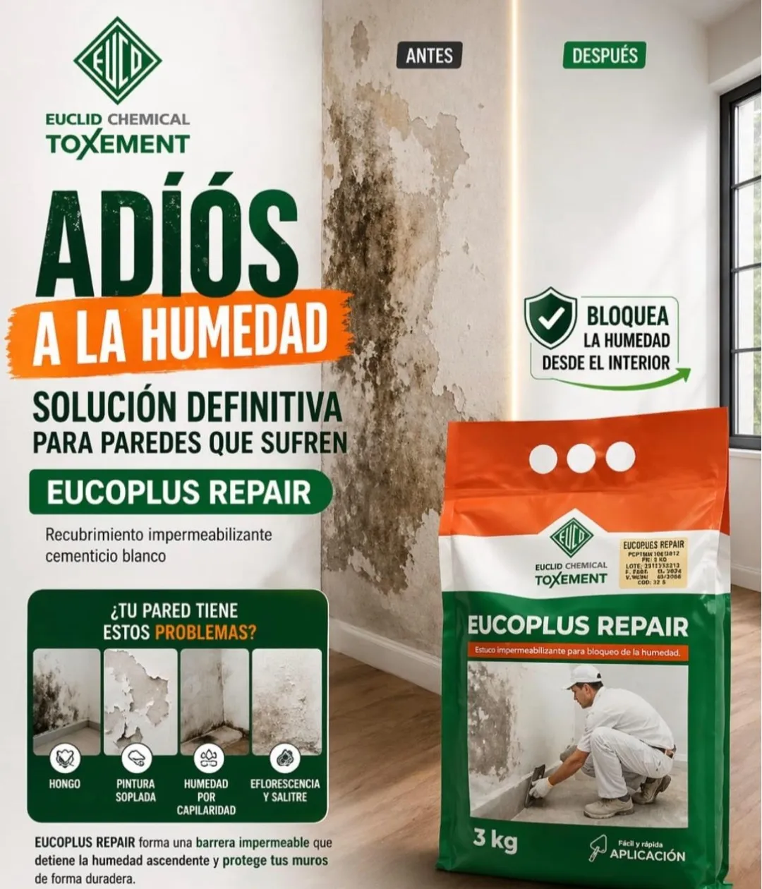 Material de Humedad y filtraciones
